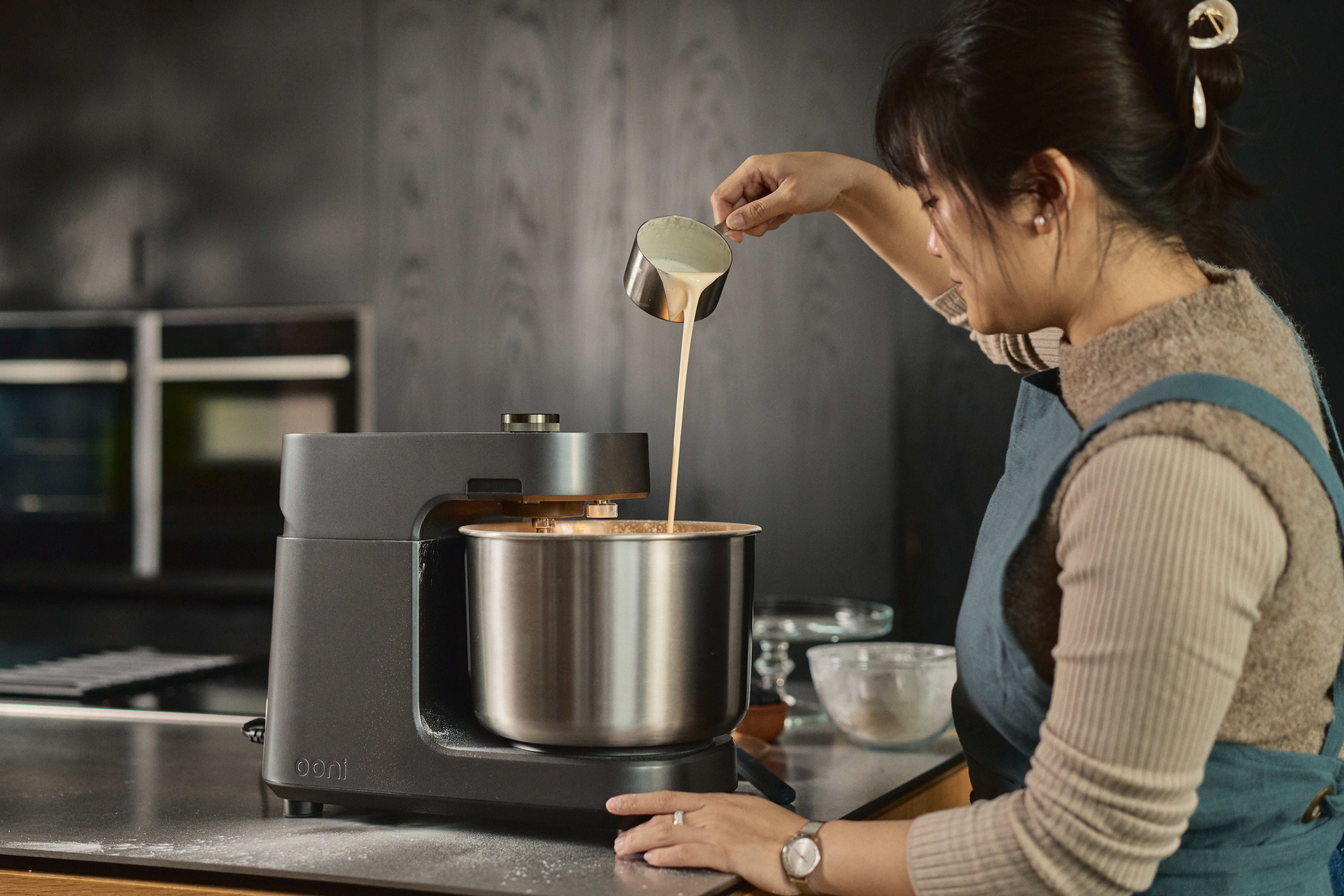 Ooni Halo Pro Spiralmixer - Dunkelgrau