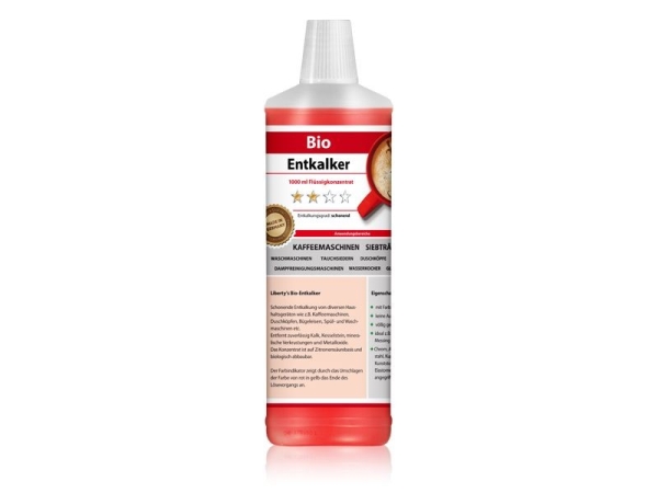BIO-Entkalker mit Farb-Indikator - 1 Ltr - für Kaffeevollautomaten und Siebträger