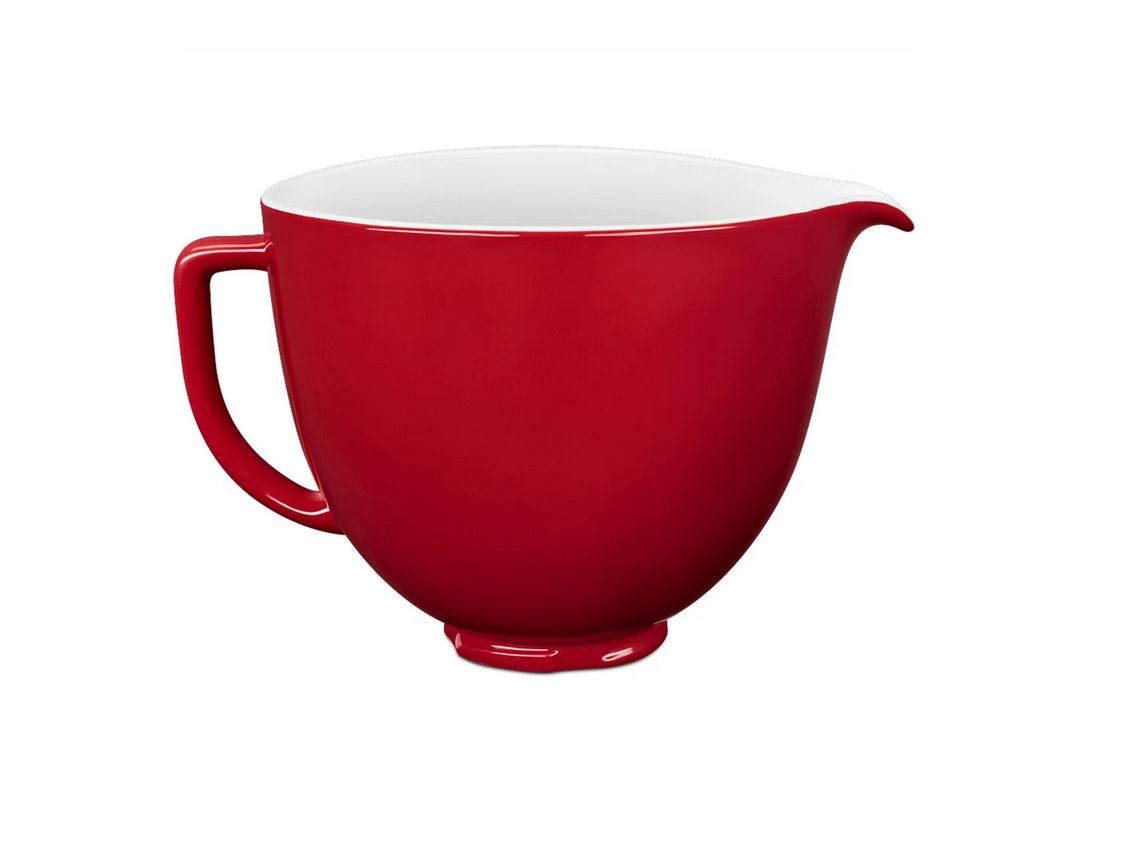 Keramikschüssel 4,7ltr. rot - für Küchenmaschine 4,8L