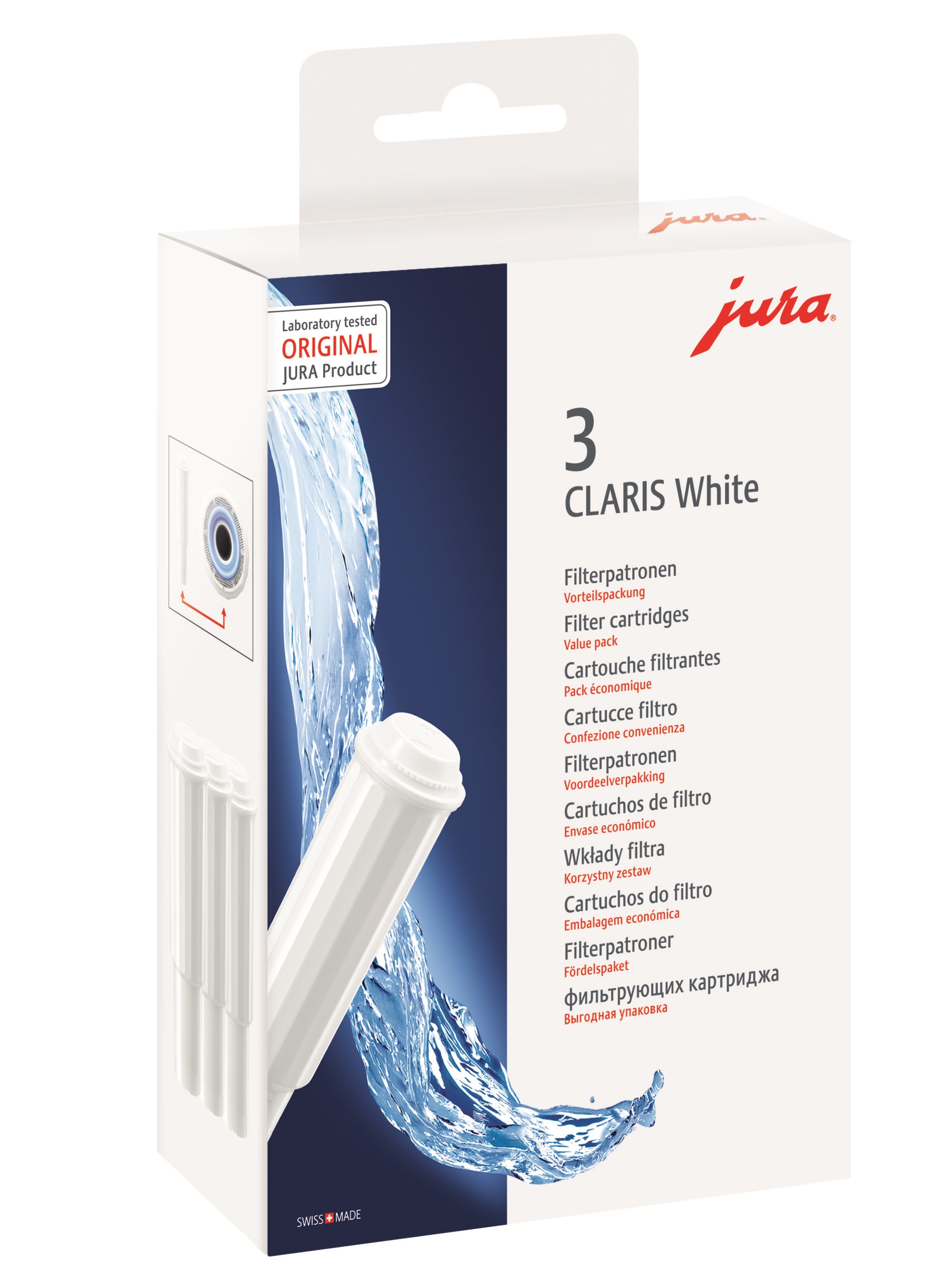 CLARIS White Filterpatrone (3er-Set)