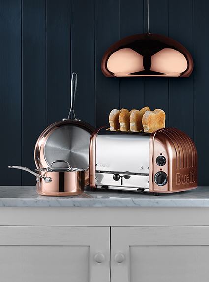 Dualit - Classic Toaster 4-Schlitz kupfer