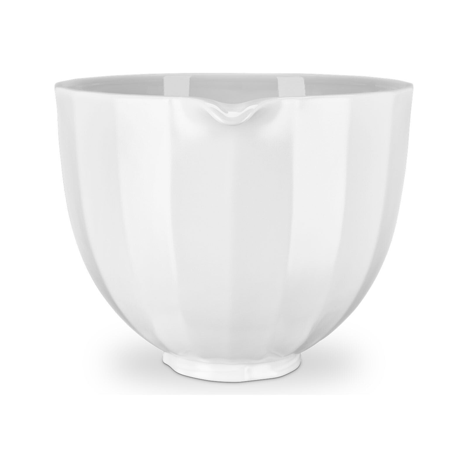 5KSM2CB5PBS - Keramikschüssel 4,7ltr. weiß mit vertikaler Struktur - für Küchenmaschine 4,8L