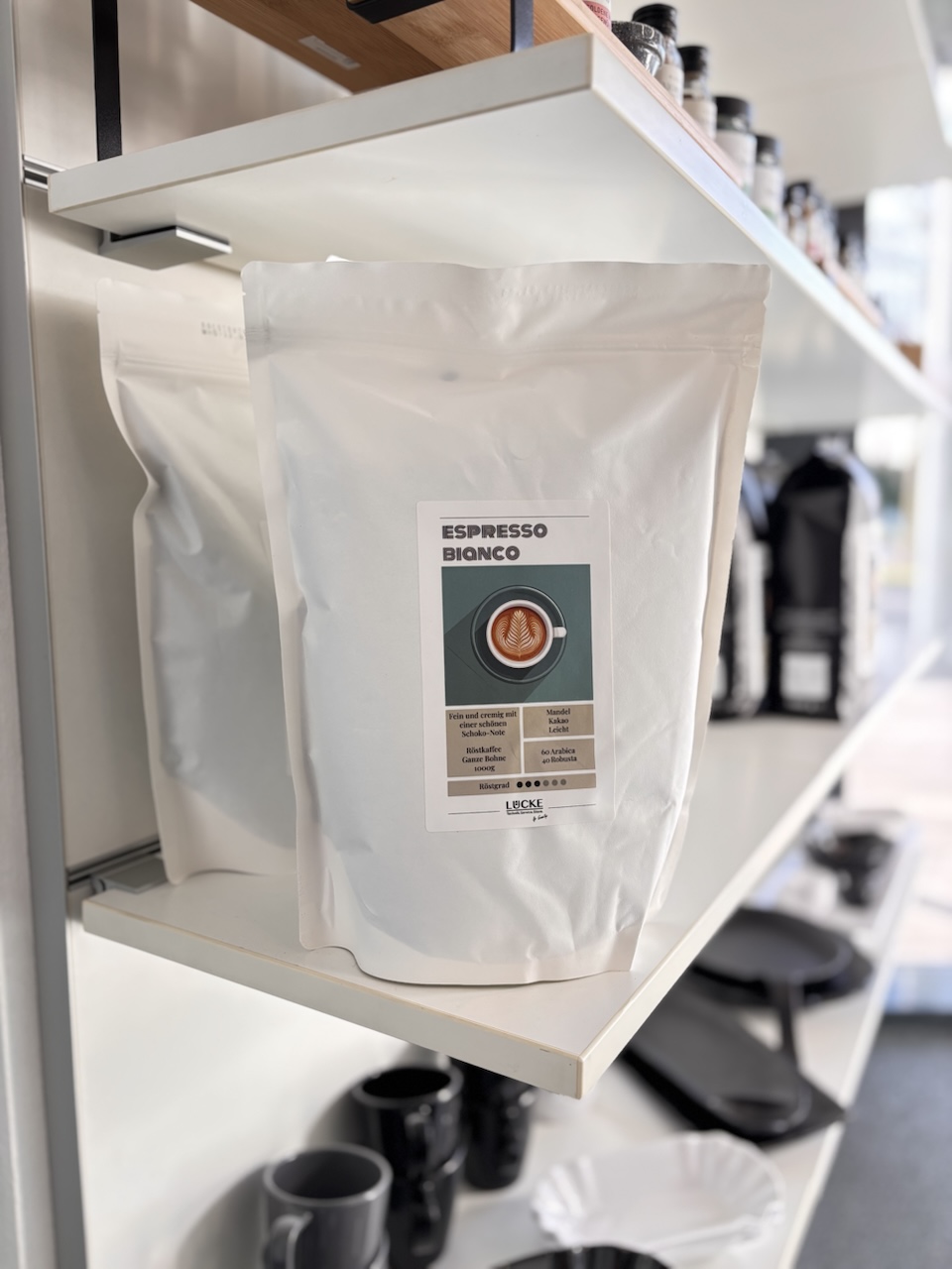 Lücke-Technik 1000g - Espresso Bianco