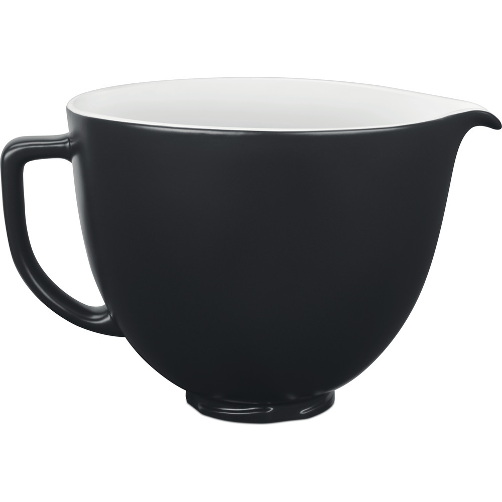 Keramikschüssel 4,7ltr. schwarz - für Küchenmaschine 4,8L