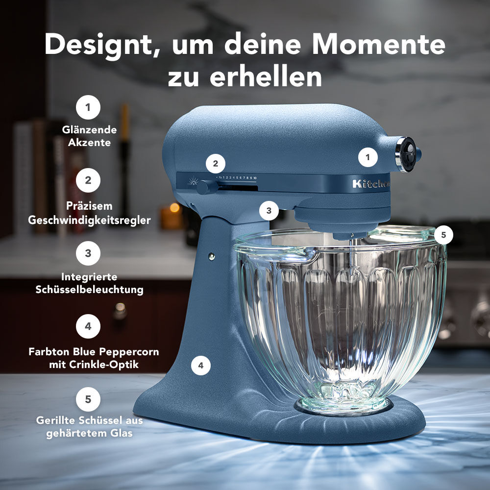KitchenAid Artisan Plus - Design-Serie 4,7 L 5KSM50GSVEBP - Luminaire