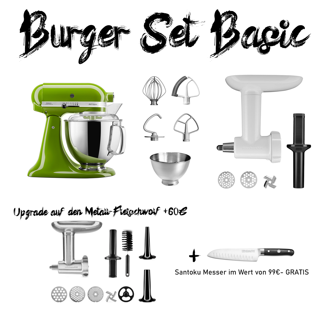 KitchenAid 5KSM175PS Burger Set Basic
