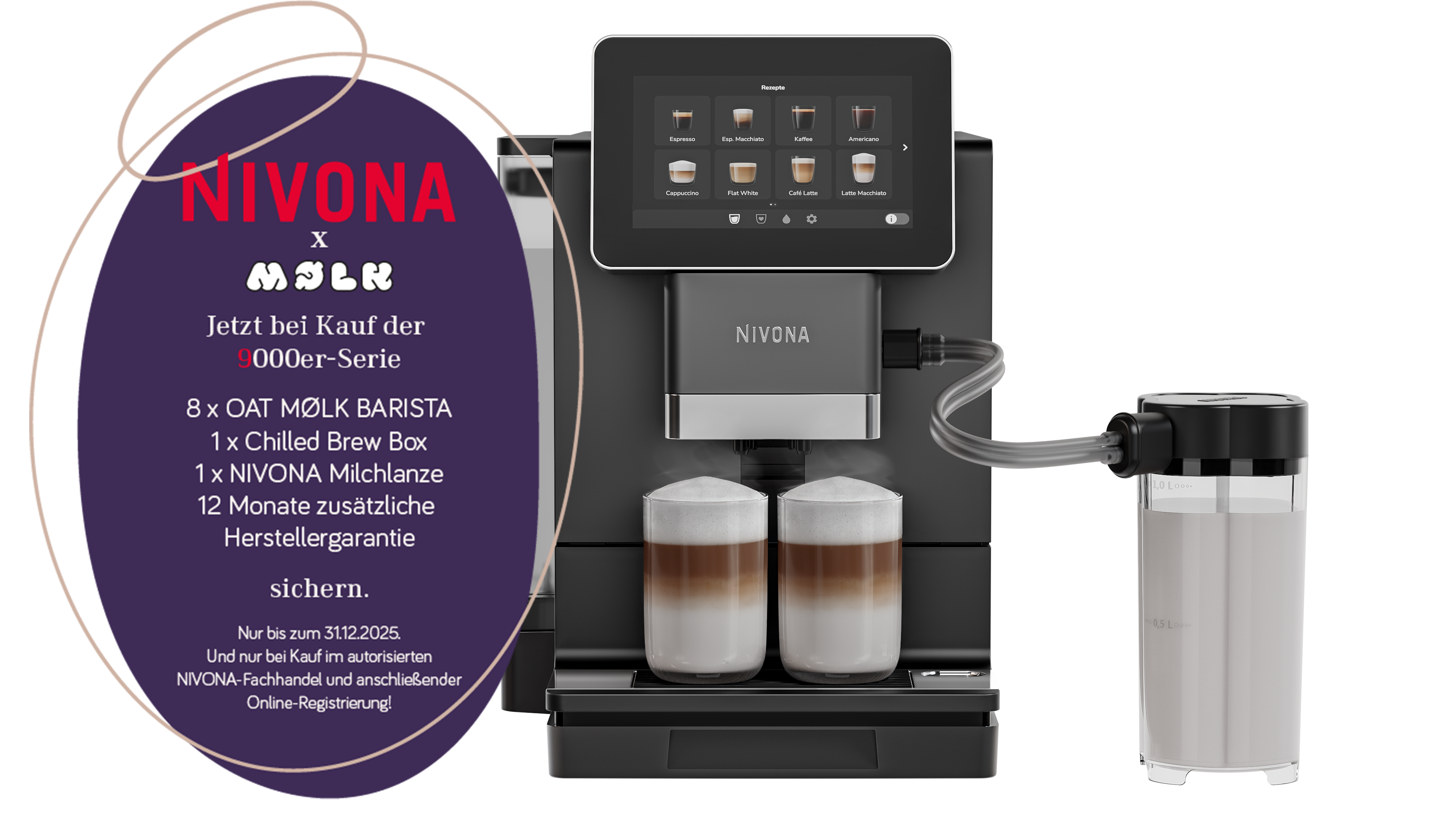 Nivona NIVO 9101 schwarz - Kaffeevollautomat