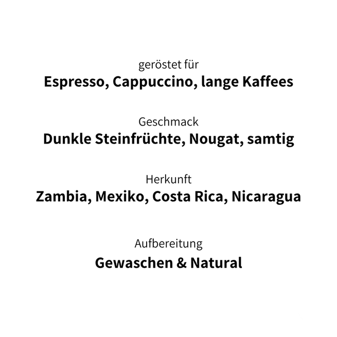 Kaffeemacher 250g - Mano Espresso 