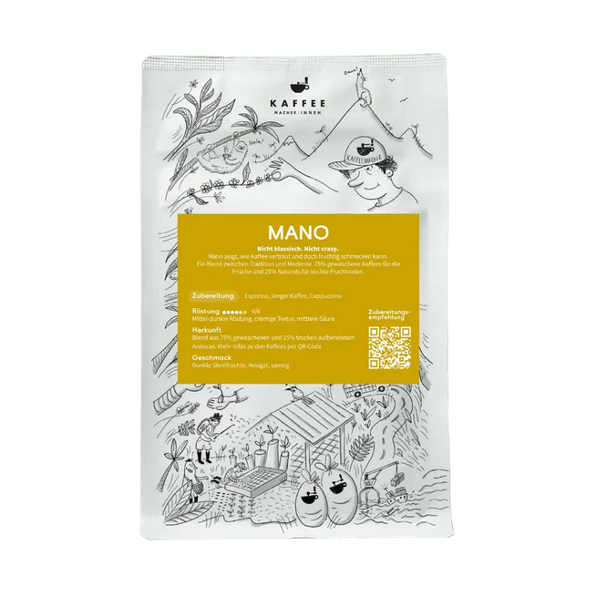 Kaffeemacher 250g - Mano Espresso 
