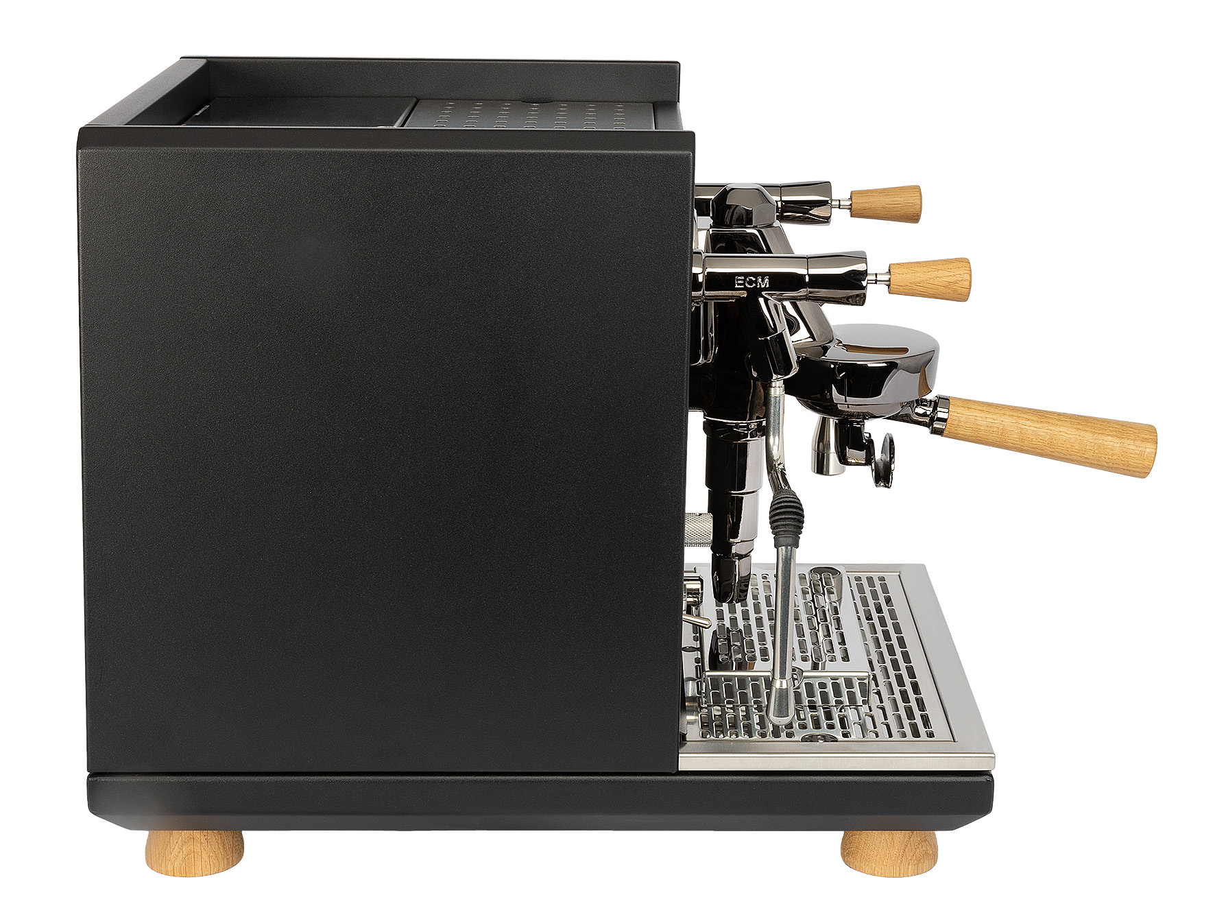 ECM Synchronika II Jubiläumsedition - Schwarz mit Holzelementen