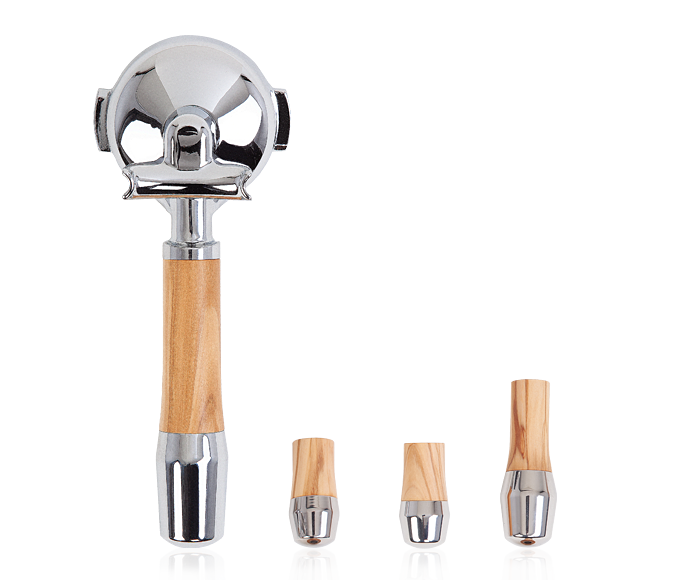 Griffset für Kippventil Maschinen - Olivenholz 