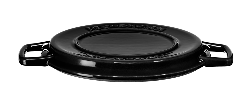 KitchenAid Bräter rund, Gusseisen, schwarz, 28cm