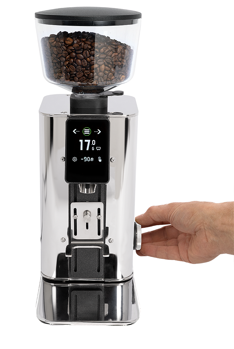 ECM Exacto - Espressomühle mit GbW - Edelstahl Poliert