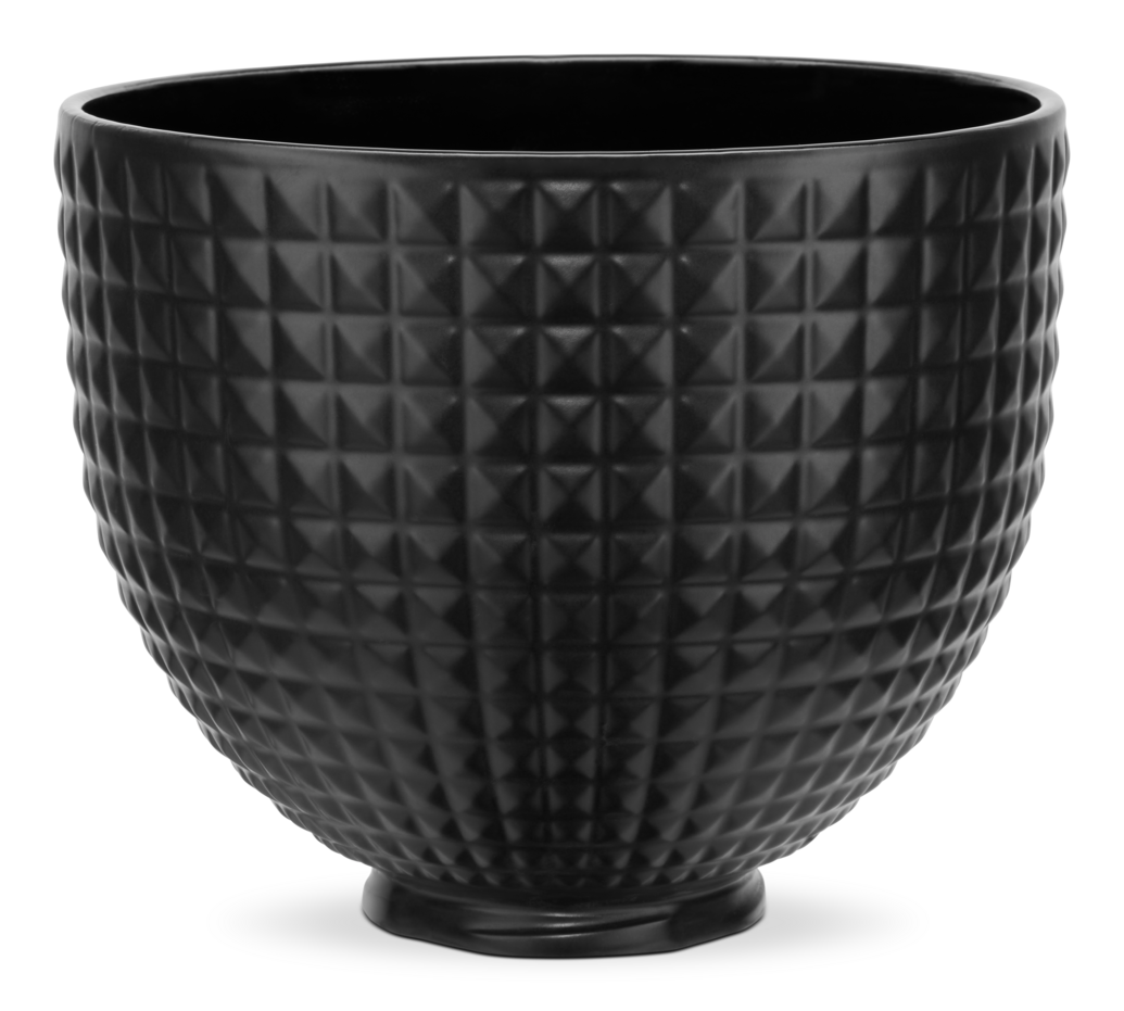 Keramikschüssel 4,7ltr. black studded - für Küchenmaschine 4,8L
